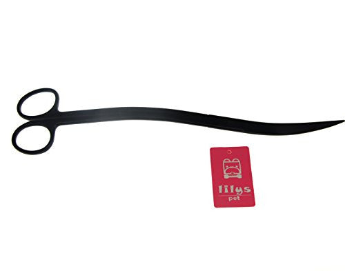 LILYS PET Stainless Steel Aquarium Tank Aquatic Plant Tools (Titanium Wave Scissor) - Rice Family Aquatics