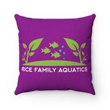 Spun Polyester Square Pillow - Rice Family Aquatics